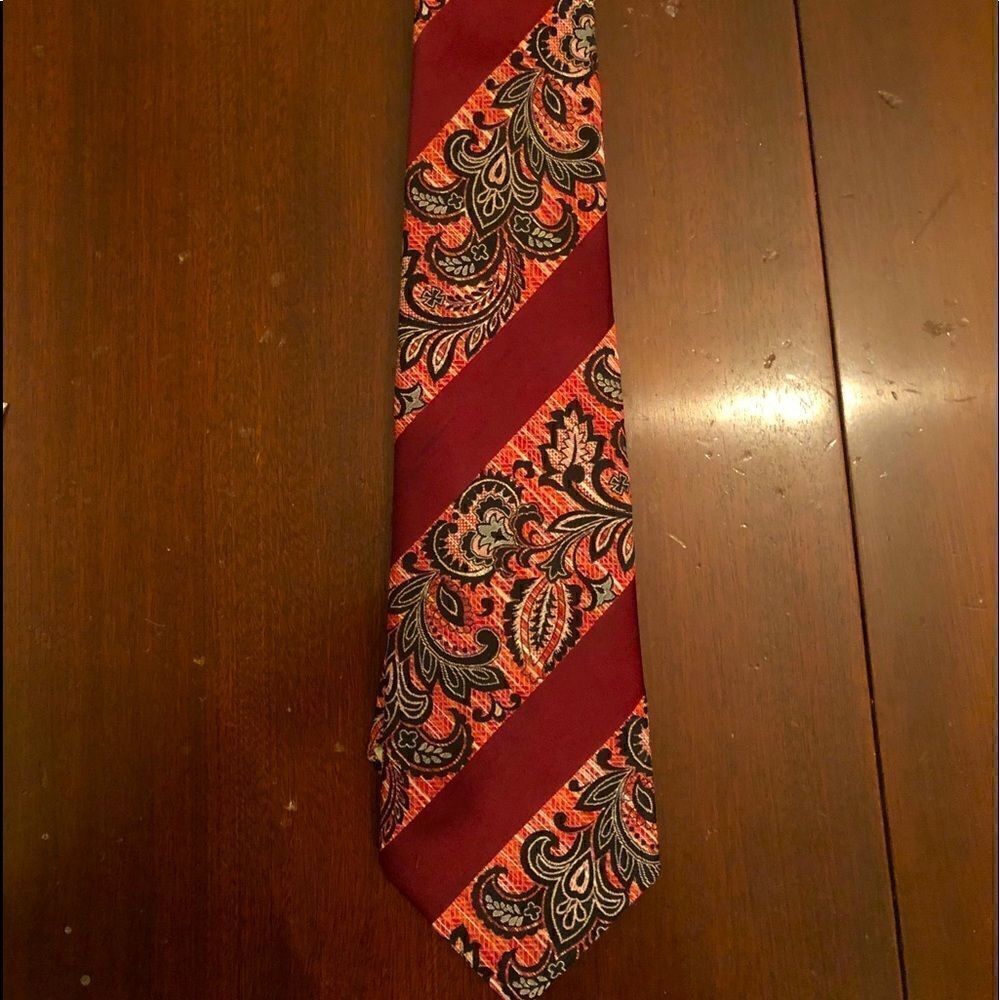 Don Loper Vintage Burgundy Tie!